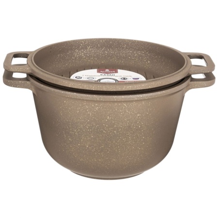 Казан 5л с крышкой гриль Agness "Экселент" 