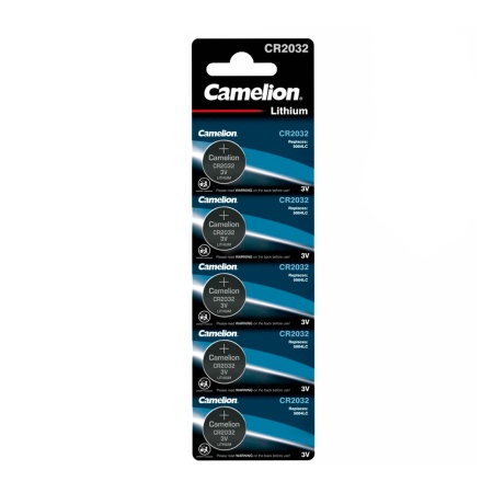 Батарейка Camelion CR2032 BL-5 (CR2032-BP5, литиевая,3V) 1шт