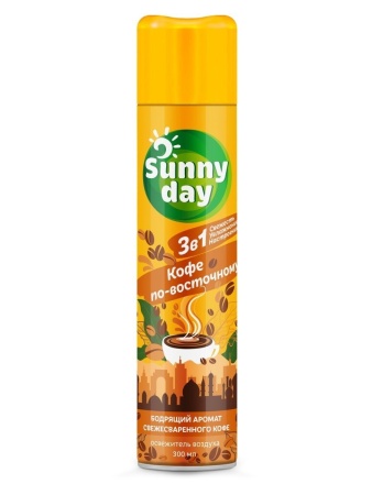 Освежитель воздуха 300мл SUNNY Day Кофе по Восточному/12