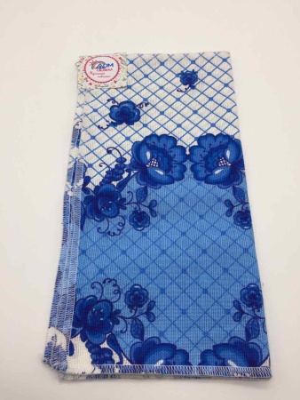 Набор салфеток 3шт 30*30 ДомВелл рогожка Гжель 540