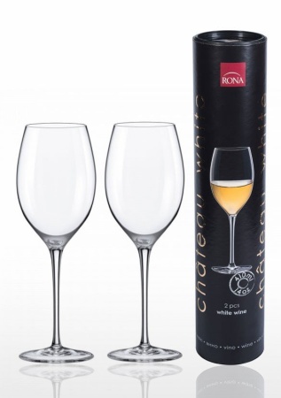 Бокал для вина 410мл 2шт TUBUS "Chateau white" 6558/0/410 