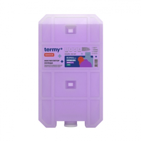Аккумулятор холода 450мл Termy Shock, гель, фиолетовый