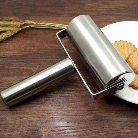 Ролик кулинарный, нерж. сталь 18х9см РД73414