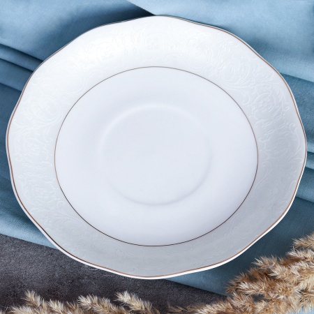 Набор чайный 12 предметов 250 мл на ножке RS 12-FY21001 Gray серая коробка