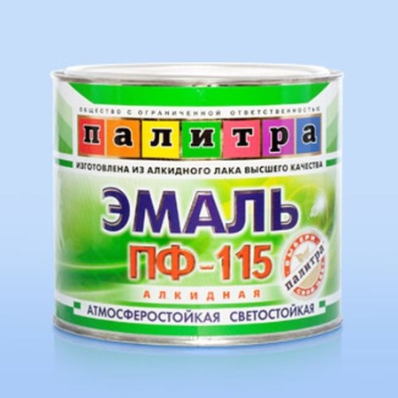 Эмаль ПФ-115 1,9 кг салатовая ЧП "Палитра"