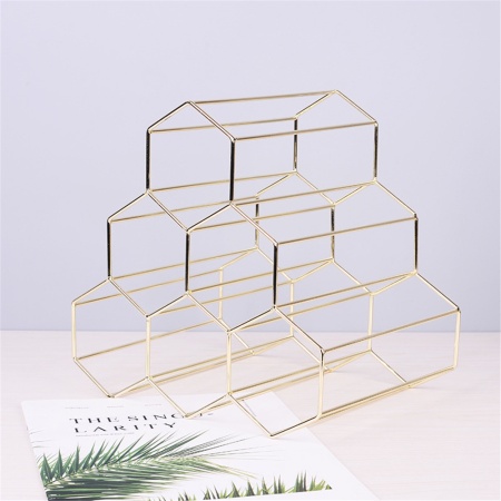 Подставка для вина 27см, металл  Gold