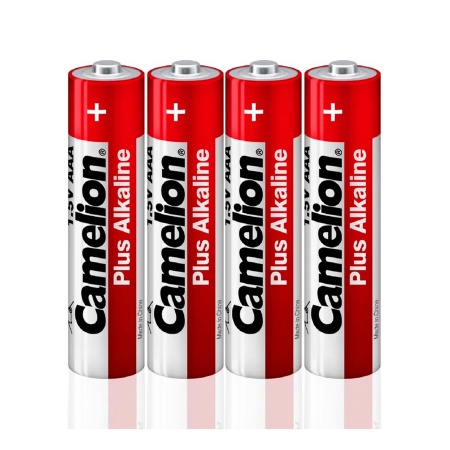 Батарейки  Camelion Plus Alkaline LR03 SP-4 (LR03-SP4, мизинчиковая батарейка ААА 1.5В) 4шт