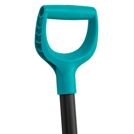 Лопата для снега 340х385х1340мм, поликарбонат, алюминиевый черенок, ПВХ оплетка, LUXE//Palisad