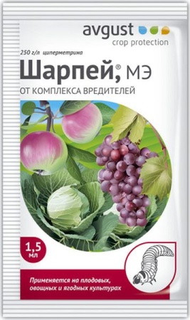 Средство от вредителей Шарпей 1,5мл (200шт) (от колорадского жука, белянки, листовертки)