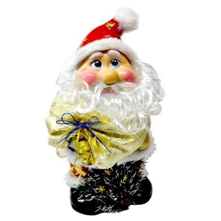 Фигура декоративная Дед мороз № 6, декор (ОКГ)