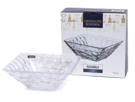 Конфетница 17,5см Crystalite Bohemia Marble 