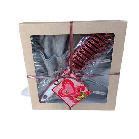 Набор женский №3 Подарок 8 Марта (носки, расческа)