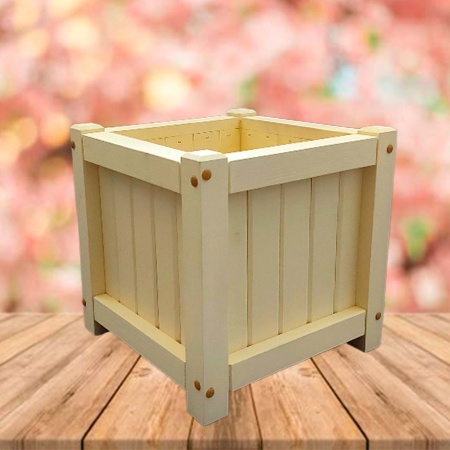 Кашпо 35х35х35см ДомВуд Сосна С338