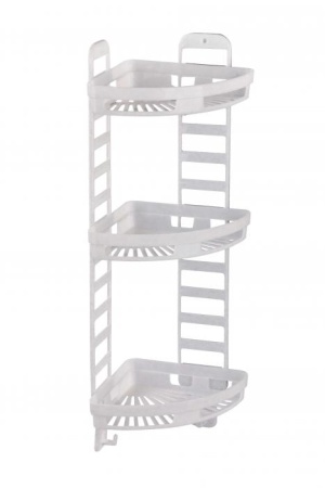 Полка "Трансформер" 250х180х580мм угловая белый 