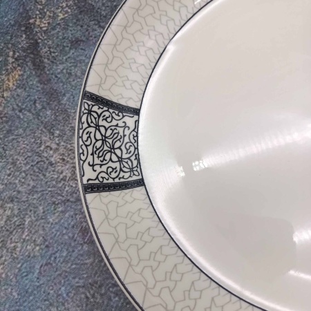 Тарелка 220мм круглая, с узором РД84861