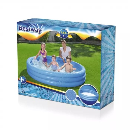 Бассейн детский надувной 183х33см, 480л, от 2 лет Bestway 