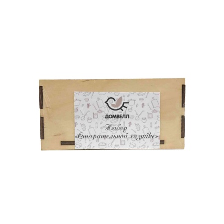 Набор "Старательной хозяйке" ДомВелл (Салфетница 128х132х65+Полотенце 36х60 2шт.)