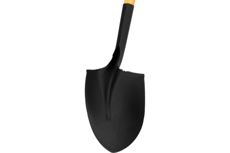 Лопата для сыпучих грузов, 215х285х1325 мм, деревянный черенок с пропиткой, Россия Сибртех