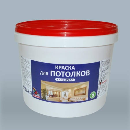 Краска водоэмульсионная 3кг Профи для потолков Адмирал