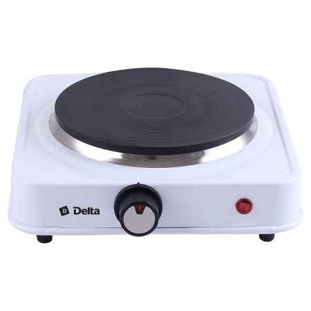 Плита электрическая 1 конфорка, диск DELTA D-704 белая