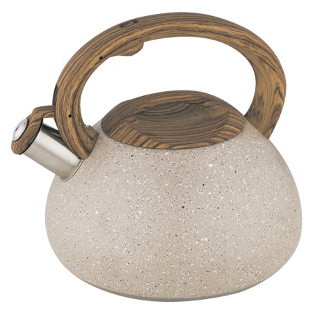 Чайник 3,0л, нержавеющая сталь, со свистком индукционное дно AK-522