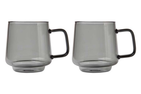 Набор: 2 кружки 0.4л серый "Blend Sala" в подарочной упаковке.