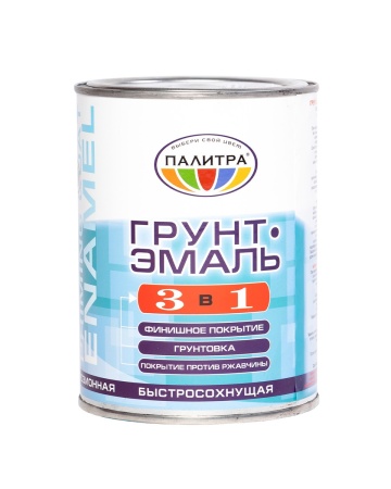 Грунт-эмаль 0,9кг голубая ЧП "Палитра"