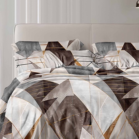 Простыня 220х240 ДомВелл (Бязь) 3109 Графика