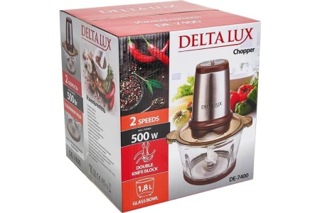 Измельчитель 500Вт DELTA LUX DE-7400 
