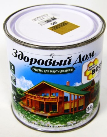 Средство деревозащитное 0,8л 2в1 Дуб Здоровый дом Л-С