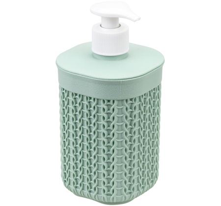Диспенсер для мыла ВЯЗАНИЕ Фисташковый