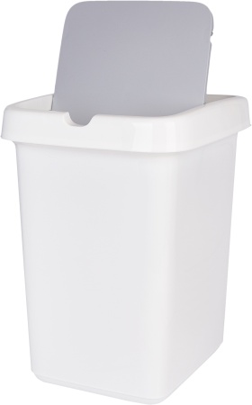 Контейнер для мусора 25л Step белый