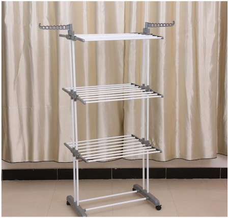 Сушилка для одежды напольная 76x50x172см L68gray 3,1 кг
