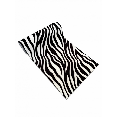 Коврик-дорожка 100х1500 вырезной icarpet PRINT антискользящий (111) "Волна" чёрно-белый цена за 1м