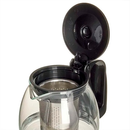 Чайник заварочный 700мл с фильтром черный 