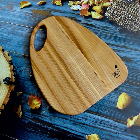 Доска разделочная 36х30х2см ДомВуд Груша Ясень Я259