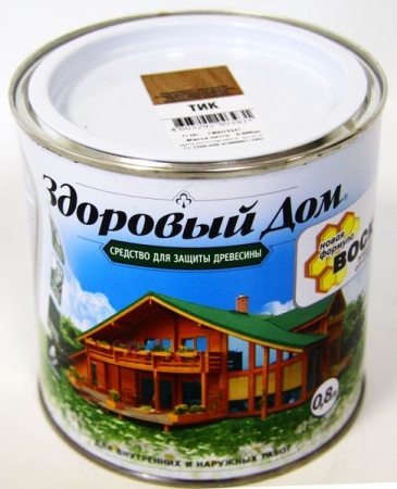 Средство деревозащитное 0,8л 2в1 Тик Здоровый дом Л-С