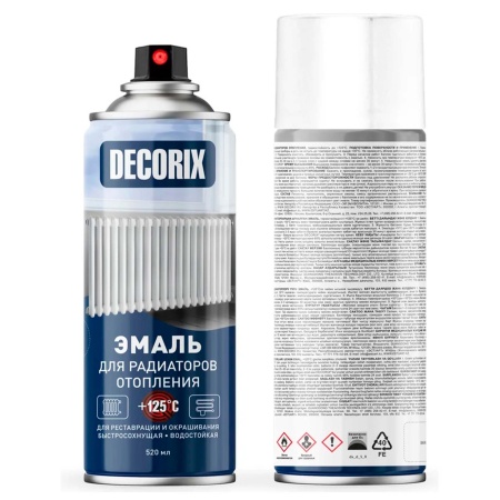 Эмаль аэроз. 520 для радиаторов DECORIX, белый матовый №24