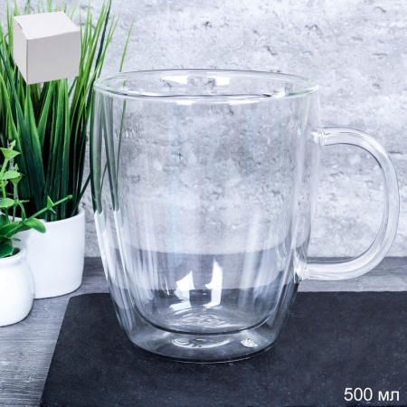 Кружка 500мл с двойными стенками LCWB5713 