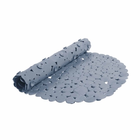 Коврик противоскользящий 35х69 Камушки овал серый РД 51110