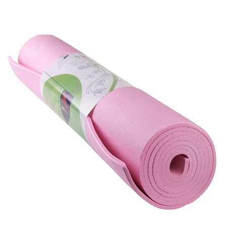 Коврик для фитнеса и йоги 173х61х0,6 см, в ассорт,  SHY-07 