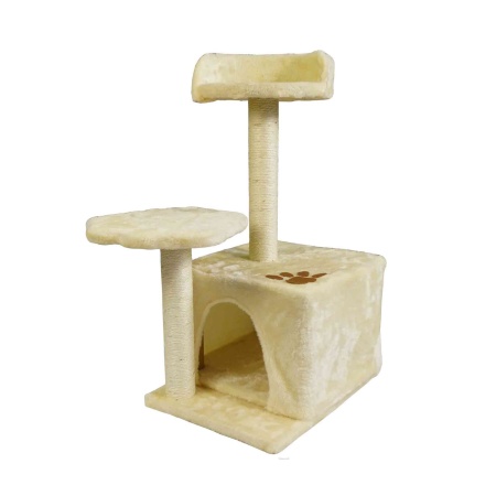 Когтеточка с лежанкой для кошек 40*30*68см ТТ85141