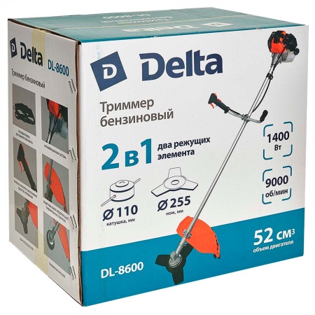 Триммер бензиновый DELTA DL-8600 