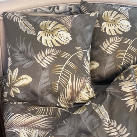 Комплект постельного белья 1,5 (70*70) ДомВелл Удачный полисатин-70 2963/9 Тропический микс