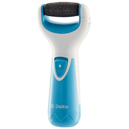 Пилка роликовая DELTA DL-0751 серо-голубой с белым: 4Вт, 2 роликовые насадки, щеточка (24)