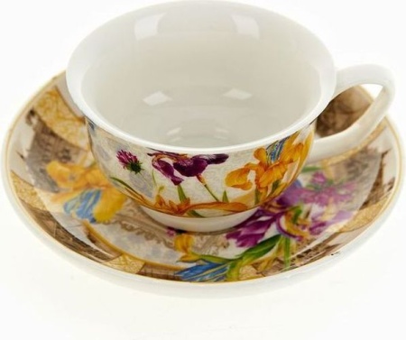 Кофейный набор 12пр. 'Ирис' v=80мл. (фарфор) (подарочная упаковка)