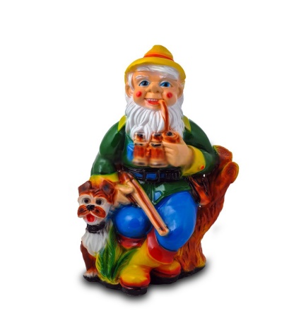 Фигурка садовая Гном-охотник 47х65см