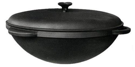 Казан  6,0л чугунный с крышкой (300)