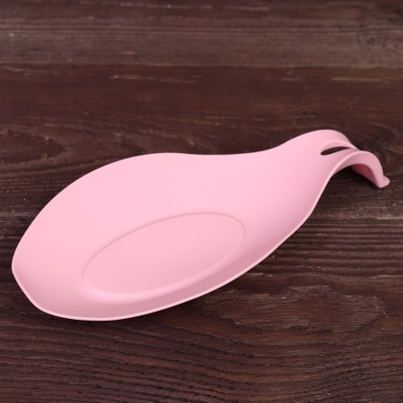 Подставка под ложку 20см силикон, в асоорт.