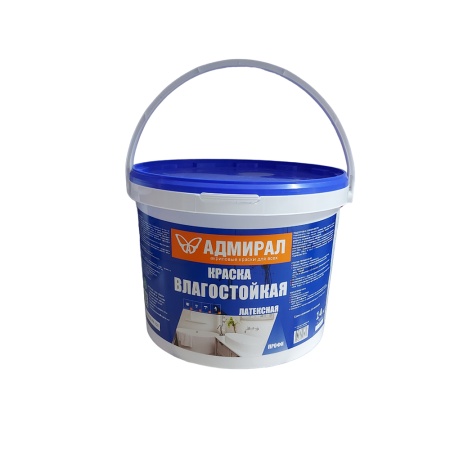 Краска водоэмульсионная 14кг Профи влагостойкая Адмирал
